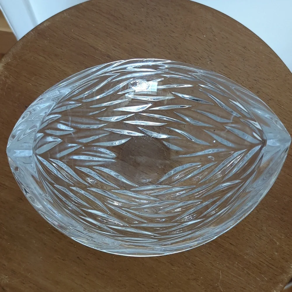 Clear Crystal Glass Decorative Bowl